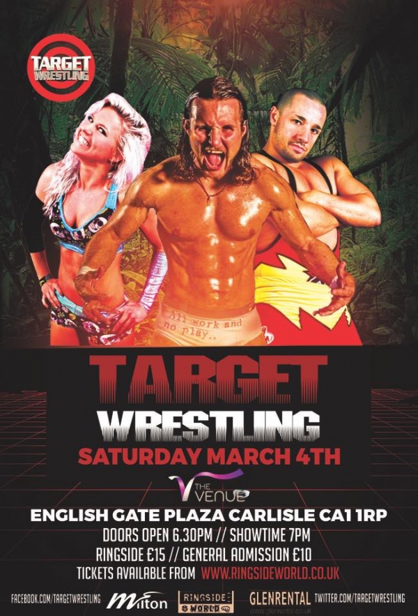 Target Wrestling Live in Carlisle featuring Paul London & Candice LeRae!