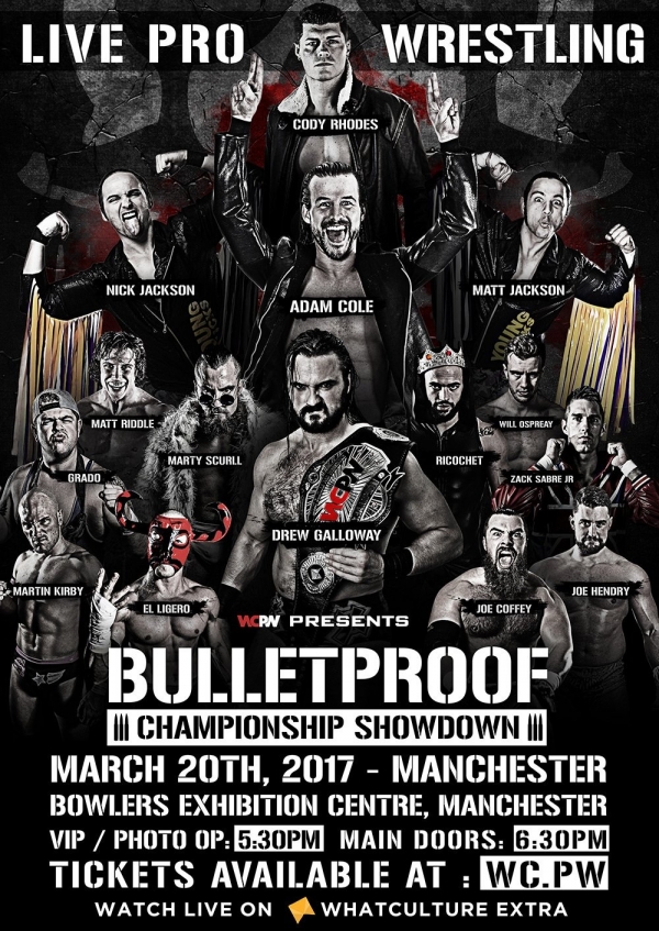 WCPW Presents Bulletproof - Championship Showdown
