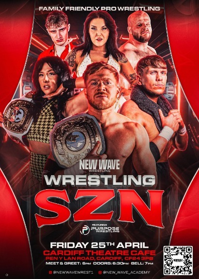 New Wave Wrestling Live 24 taking place at St Andrew's URC Church