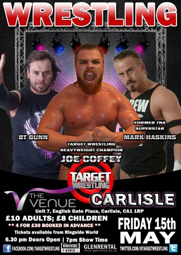 FULL SHOW - Target Wrestling! The Venue Carlisle, MAY 2015! 