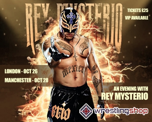 Rey Mysterio Live in London Piccadilly Theatre, Oct 26, 2015 - UK Tour
