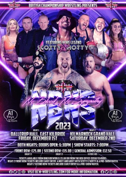 BCW No Blood, No Sympathy - Kilmarnock taking place at Kilmarnock Grand Hall