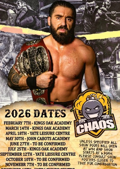 pro wrestling chaos - 2026 Bristol Season Tickets