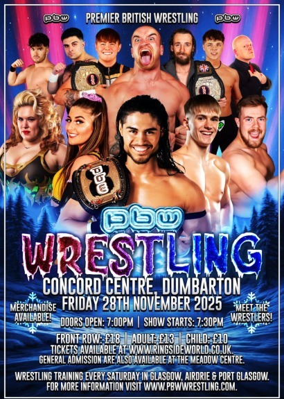 PBW Live in Dumbarton taking place at Concord Community Centre