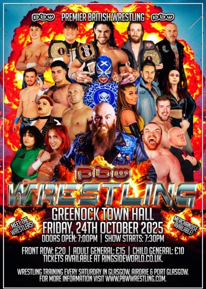 PBW Presents Maximum Impact 2025 taking place at Greenock Town Hall