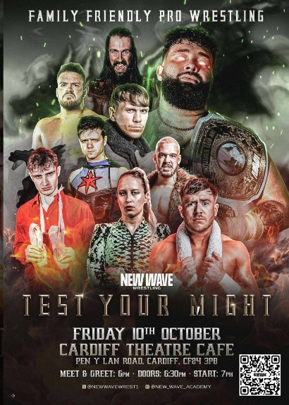 New Wave Wrestling Live 28 taking place at St Andrew's URC Church