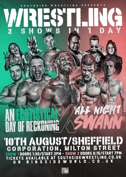 Southside Wrestling Presents Day Of Reckoning 23 & All Night Swann