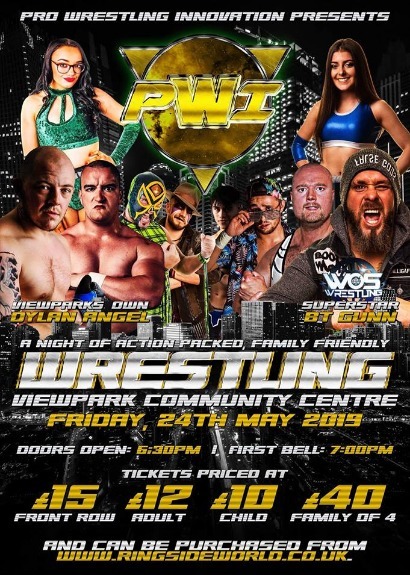 Pro Wrestling Innovation taking place at Viewpark Community Centre