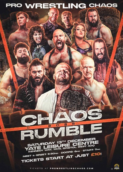 Pro Wrestling Chaos - CHAOS RUMBLE - LIVE IN YATE! taking place at Yate Leisure Centre