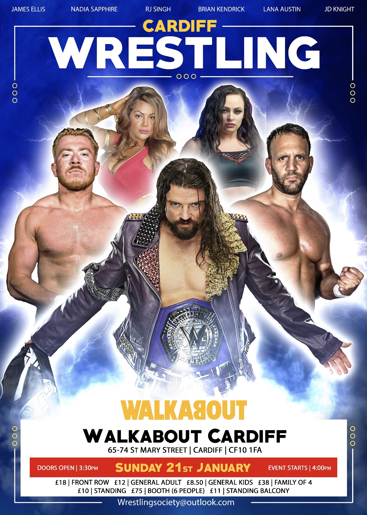 Former WWE Star Brian Kendrick comes to CARDIFF event description image