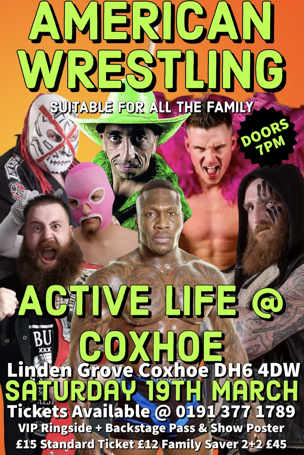 AMERICAN WRESTLING - COXHOE event description image